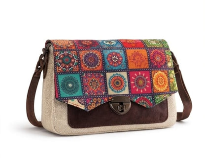 Stylish Boho Printed Sling Bag for Women | Trendy Crossbody Handbag (Pack of 1) | Casual Shoulder Bag